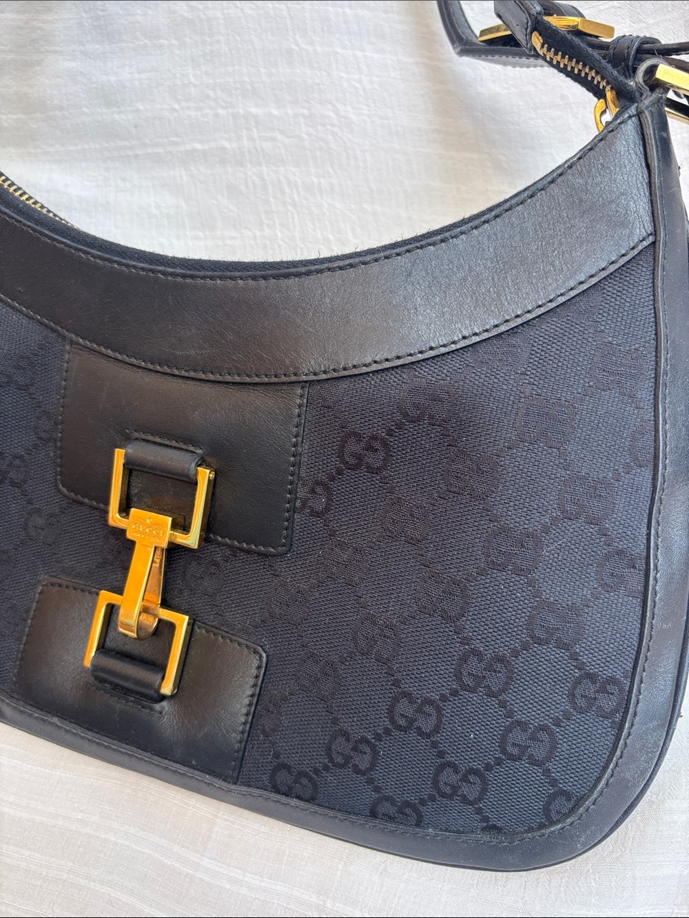 Gucci Jackie Vintage GG Canvas Shoulder Bag - Picture 3 of 14